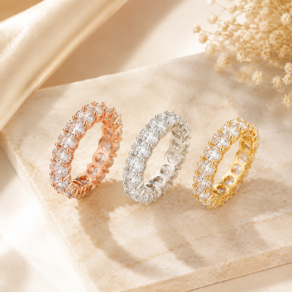🔥💍 90% OFF TODAY: Oneswear®Flawless Eternity Slim Band – The Elegant Sparkle You Deserve ✨