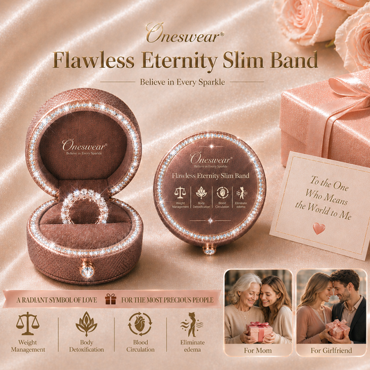 🔥💍 90% OFF TODAY: Oneswear®Flawless Eternity Slim Band – The Elegant Sparkle You Deserve ✨