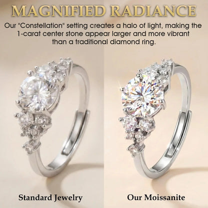 🔥Today Only: 90% OFF-Constellation 1ct Moissanite Ring – Everyday Diamond-Like Brilliance