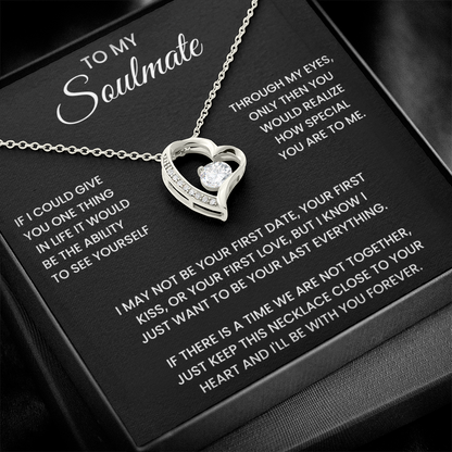 💖 Forever Love Necklace – Heart Pendant Gift | A Symbol of Eternal Love & Connection ✨