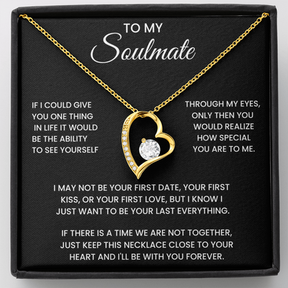 💖 Forever Love Necklace – Heart Pendant Gift | A Symbol of Eternal Love & Connection ✨