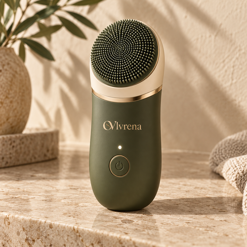 Olvrena® LumiClean Facial Cleansing Brush – Gentle Daily Deep-Cleansing Device